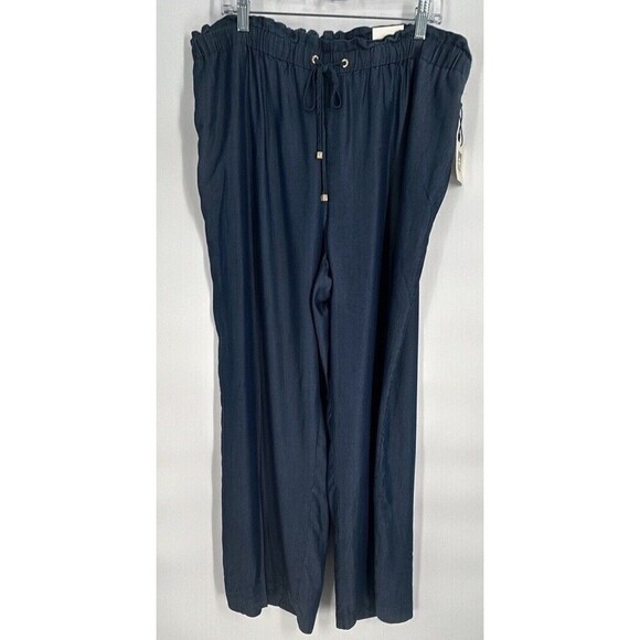 AK ANN KLEIN WOMEN'S BLUE PULL ON PANTS‎ SIZE XL NWT - Picture 1 of 9